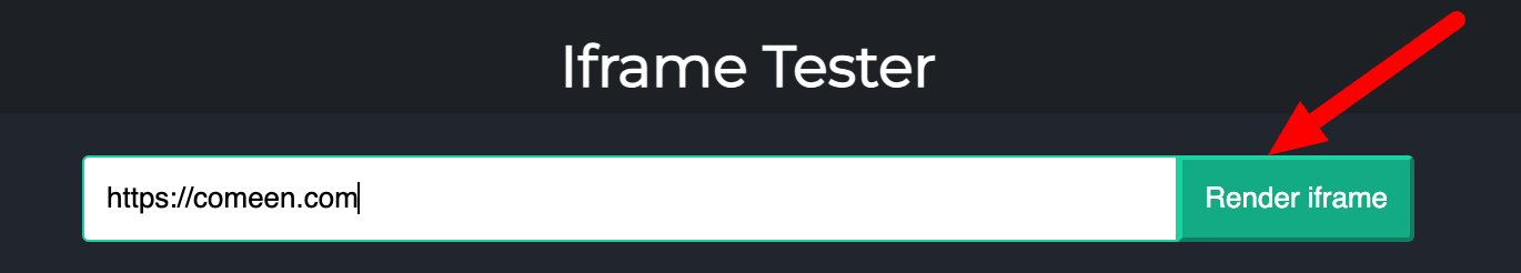 Tester l'Iframe